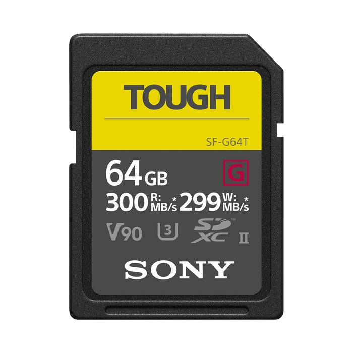 Sony 64GB SF-G Tough Series UHS-II SDXC Memory Card