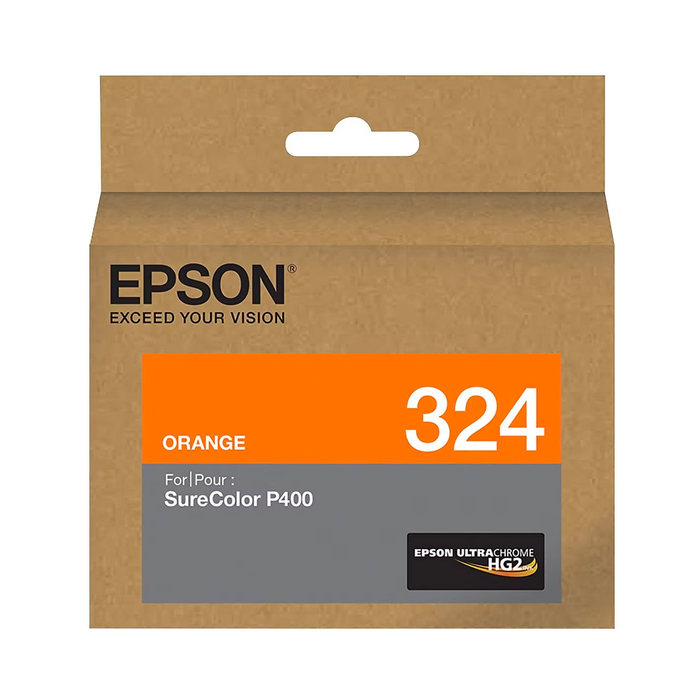 Epson T324 UltraChrome HG2 Orange Ink Cartridge for SureColor P400 Printer - 14mL