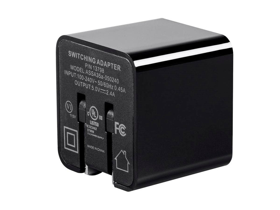 Monoprice USB-A Compact Wall Charger - 2.4A, 1-Port