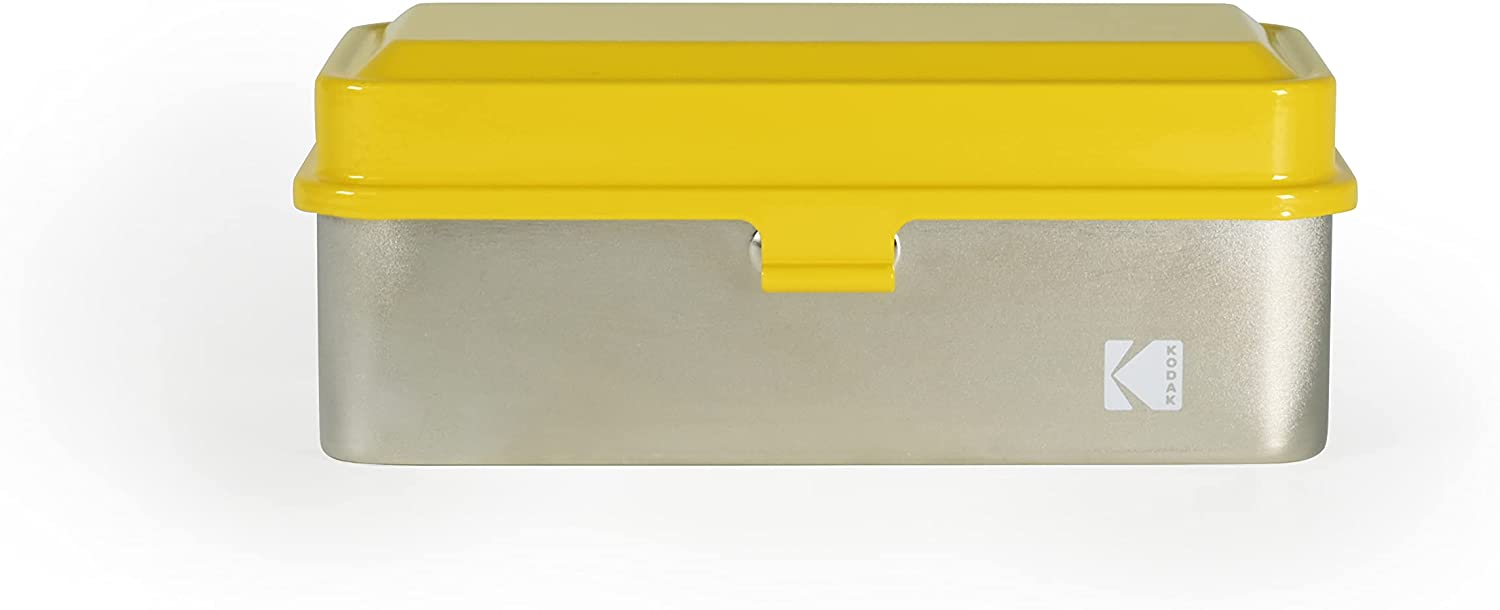 Kodak Steel Film Case, 120/35mm - Yellow/Silver