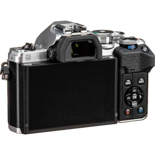 OM System OM-D E-M10 Mark IV Camera with 14-42mm EZ Lens - Silver