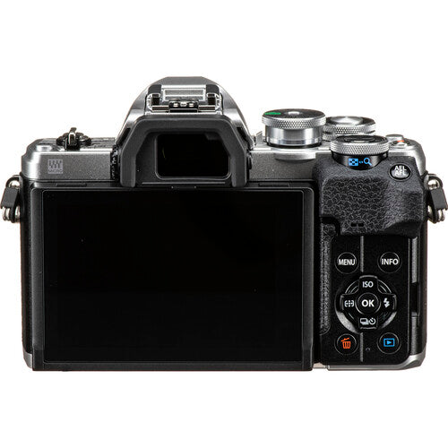 OM System OM-D E-M10 Mark IV Camera with 14-42mm EZ Lens - Silver