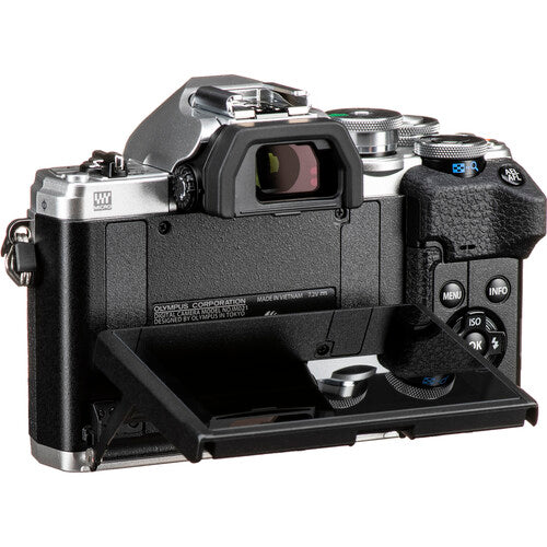 OM System OM-D E-M10 Mark IV Camera with 14-42mm EZ Lens - Silver