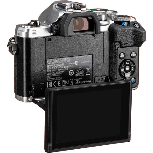 OM System OM-D E-M10 Mark IV Camera with 14-42mm EZ Lens - Silver