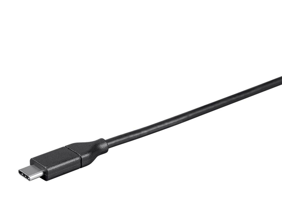 Monoprice Essentials USB Type-C to Type-C 2.0 Cable - 480Mbps, 5A, 26AWG - Black, 13.1 ft