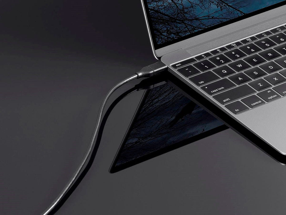 Monoprice Essentials USB Type-C to Type-C 2.0 Cable - 480Mbps, 5A, 26AWG - Black, 13.1 ft