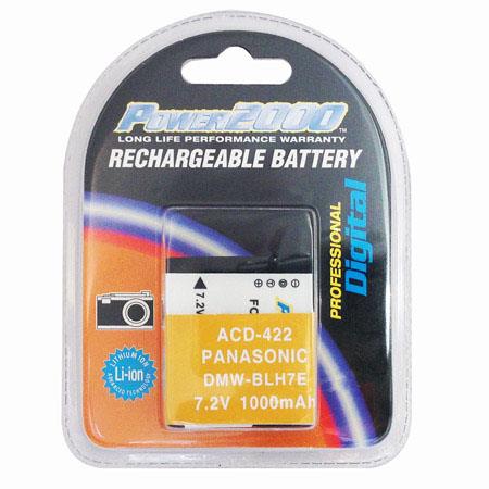 Power2000 Lumix-Style DMW-BLH7 Battery