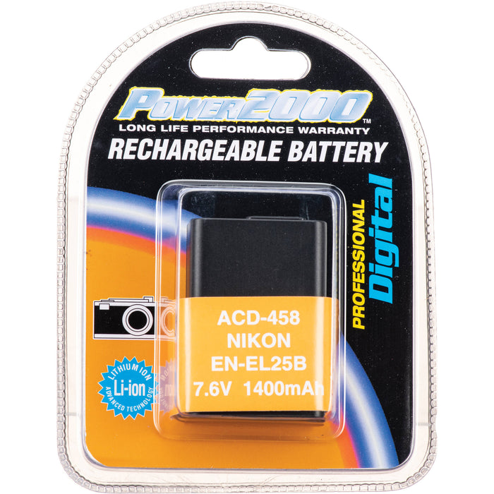 Power2000 Nikon-Style EN-EL25 Battery
