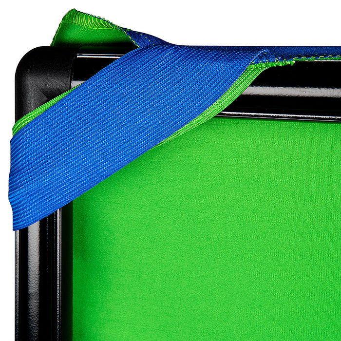FotodioX Portable Background Kit, 5 x 7.4' - Chroma Blue/Green