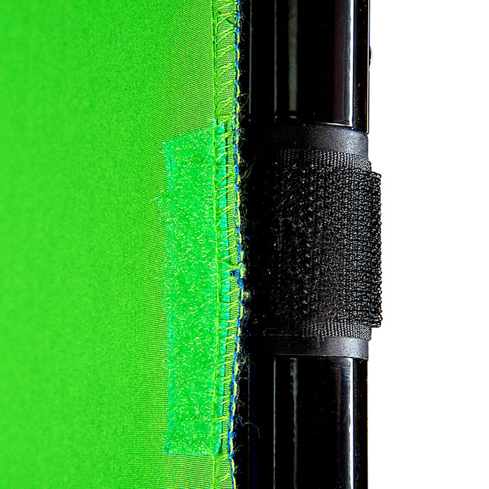 FotodioX Portable Background Kit, 7.5 x 7.5' - Chroma Blue/Green