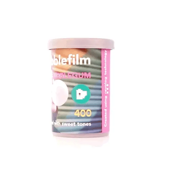 Dubblefilm Bubblegum 400 Color Negative - 35mm Film, 36 Exposures, Single Roll