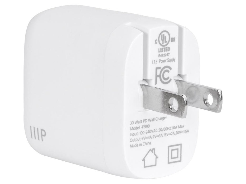 Monoprice USB-C Wall Charger 30W, 1-Port