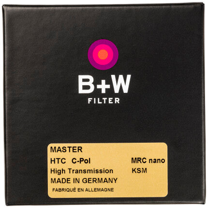B+W 95mm MASTER High Transmission Circular Polarizer MRC Nano Filter
