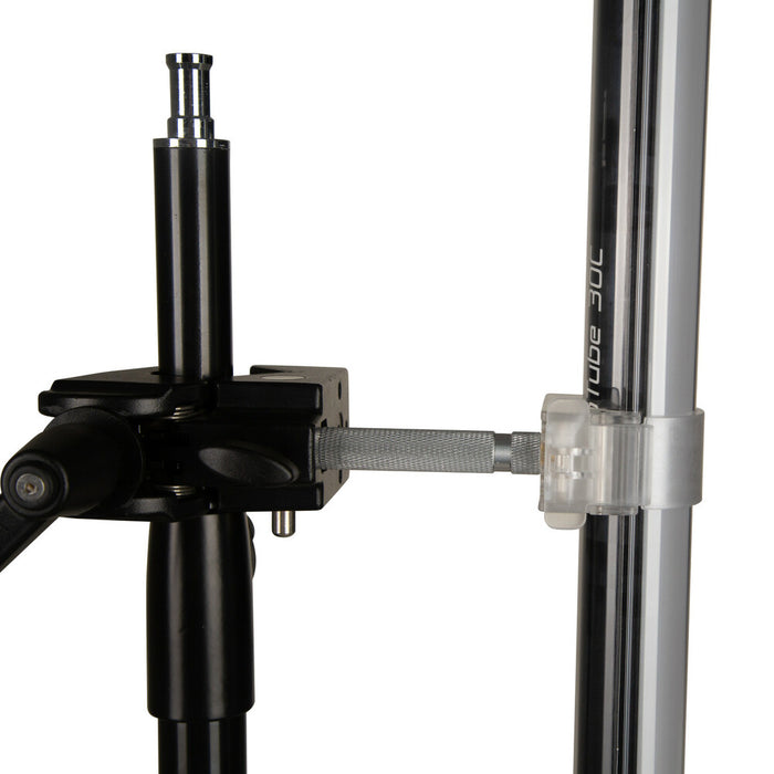 Nanlite PavoTube Transparent Polycarbonate T12 LED Tube Mounting Clip with 5/8in Baby Pin