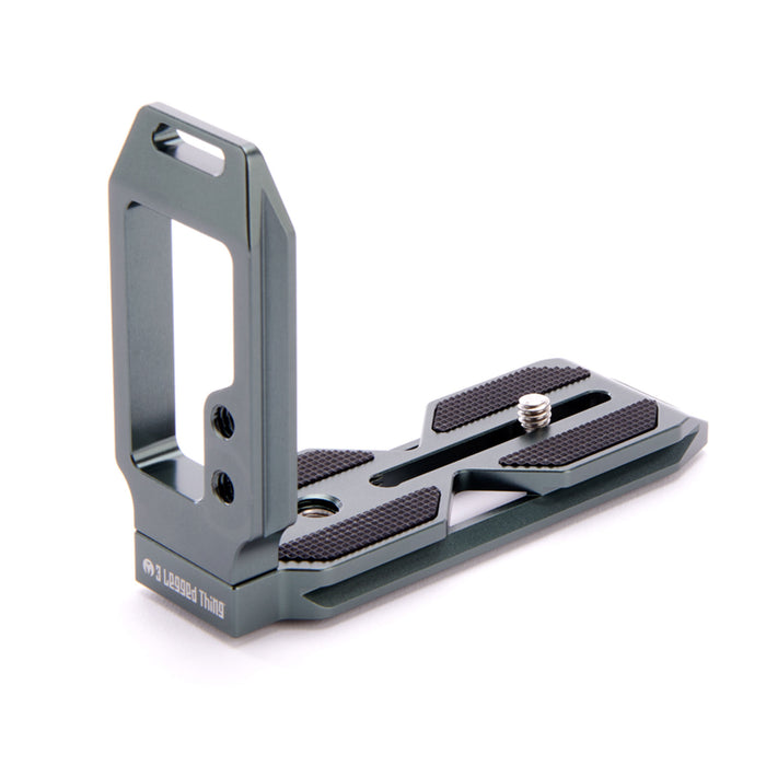 3 Legged Thing QR11 2.0 Arca Swiss-Compatible Universal Standard L-Bracket - Metallic Slate Gray