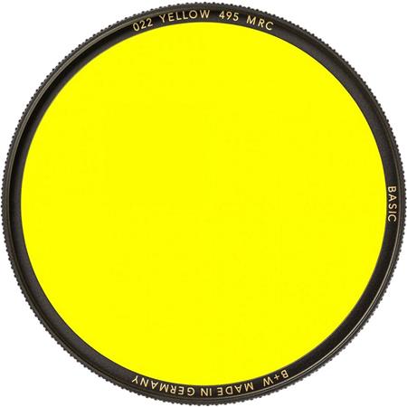 B+W 52mm #495/022 BASIC Yellow MRC Filter