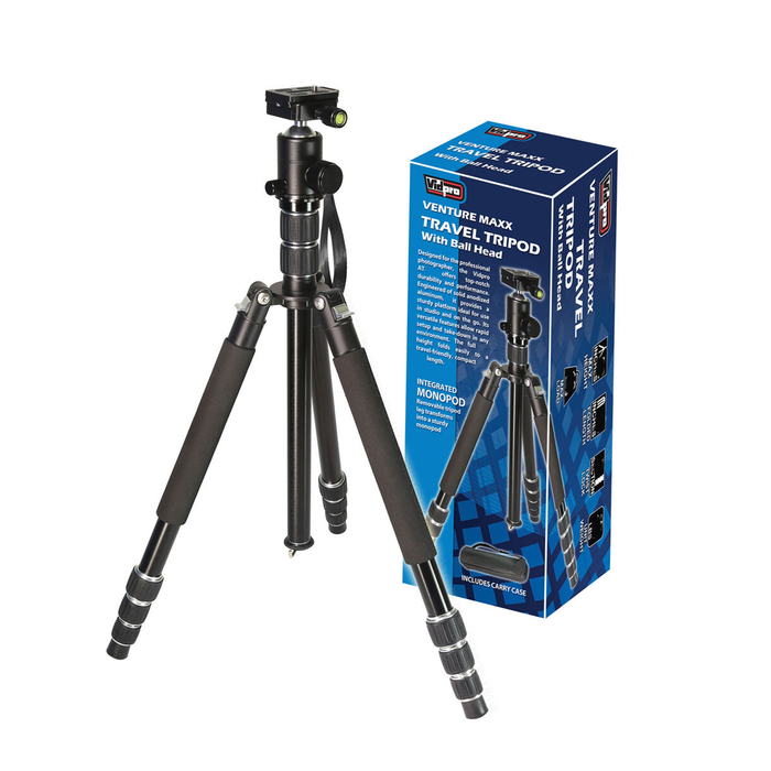 Vidpro VentureMaxx Pro 77" Aluminum Tripod with Ball Head
