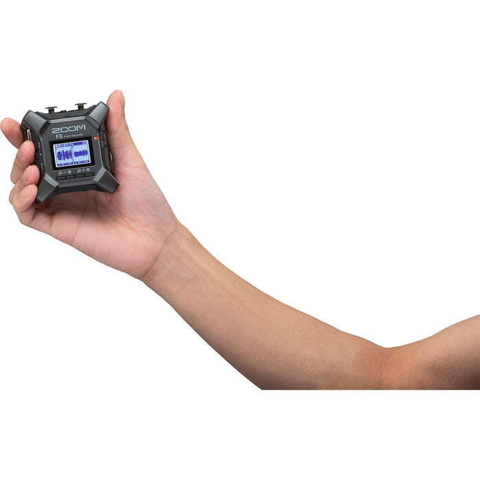 Zoom F3 2-Input / 2-Track Portable Field Recorder