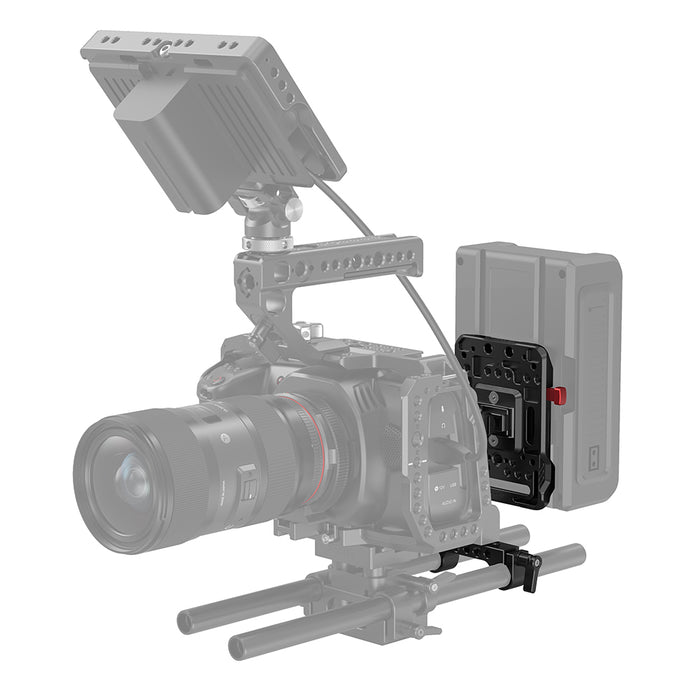 SmallRig V-Mount Battery Plate with 15mm Rod Clamp & Adjustable Arm 2991
