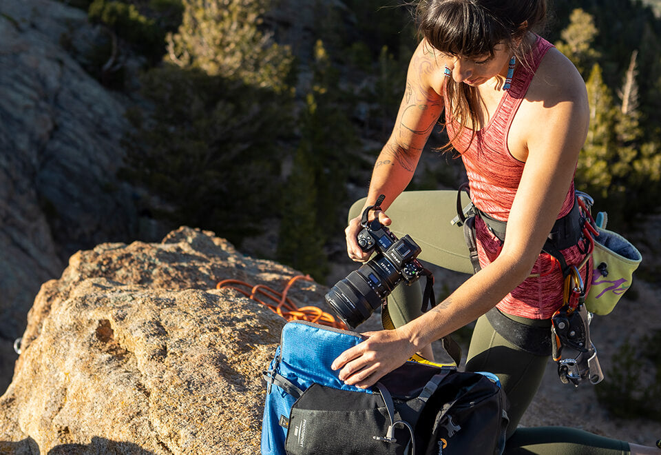 LowePro PhotoSport Outdoor 24L AW III Backpack - Black/Blue