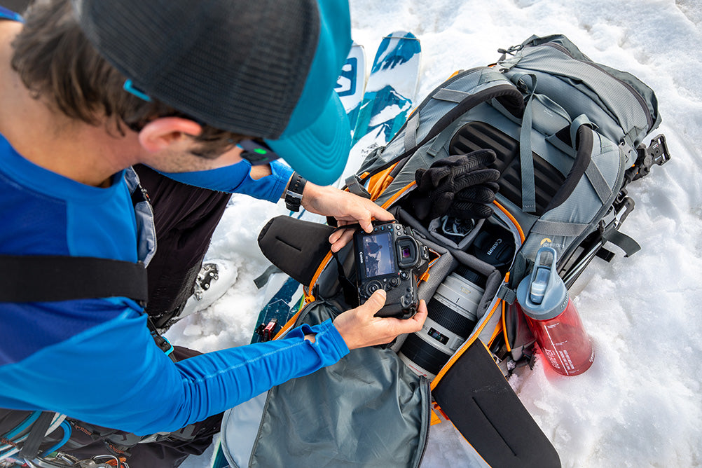 LowePro Powder 500 AW 55L Backpack – Midnight Blue/Horizon Blue