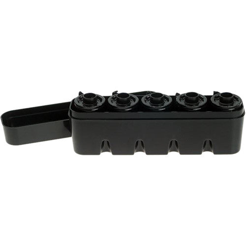 Japan Camera Hunter Film Case, Holds 5 Rolls 35mm - Black