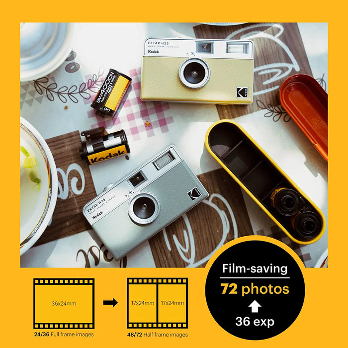 Kodak Ektar H35 Half Frame Film Camera - Sand