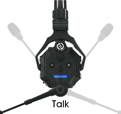 Hollyland Solidcom C1 Full-Duplex Wireless Intercom System with 4 Headsets