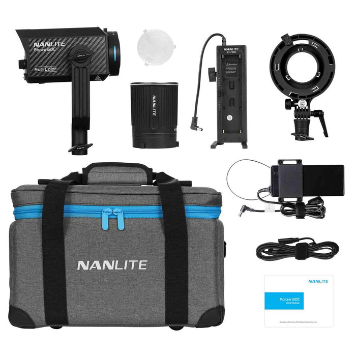 Nanlite Forza 60C RGBLAC LED Spot Monolight Kit