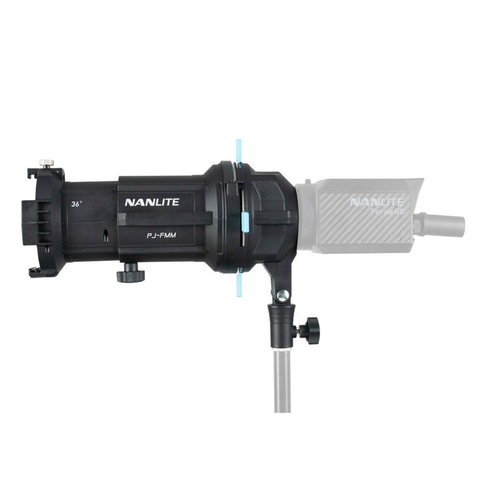 Nanlite Forza PJ-FMM Projection Attachment with 36° Lens for FM Mount