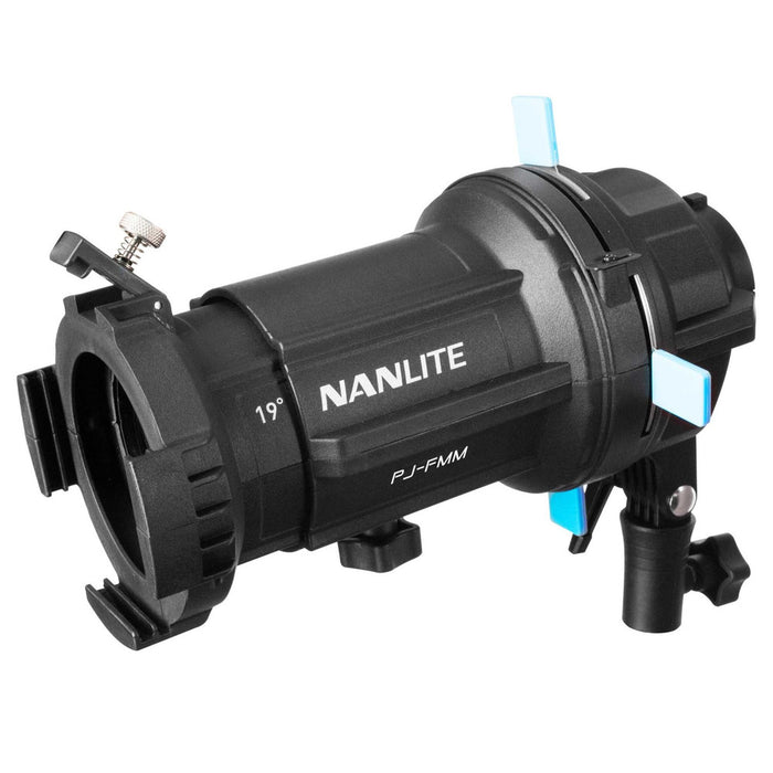 Nanlite Forza PJ-FMM Projection Attachment with 19° Lens for FM Mount