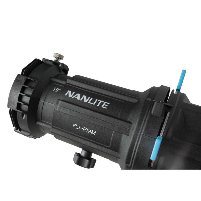 Nanlite Forza PJ-FMM Projection Attachment with 19° Lens for FM Mount