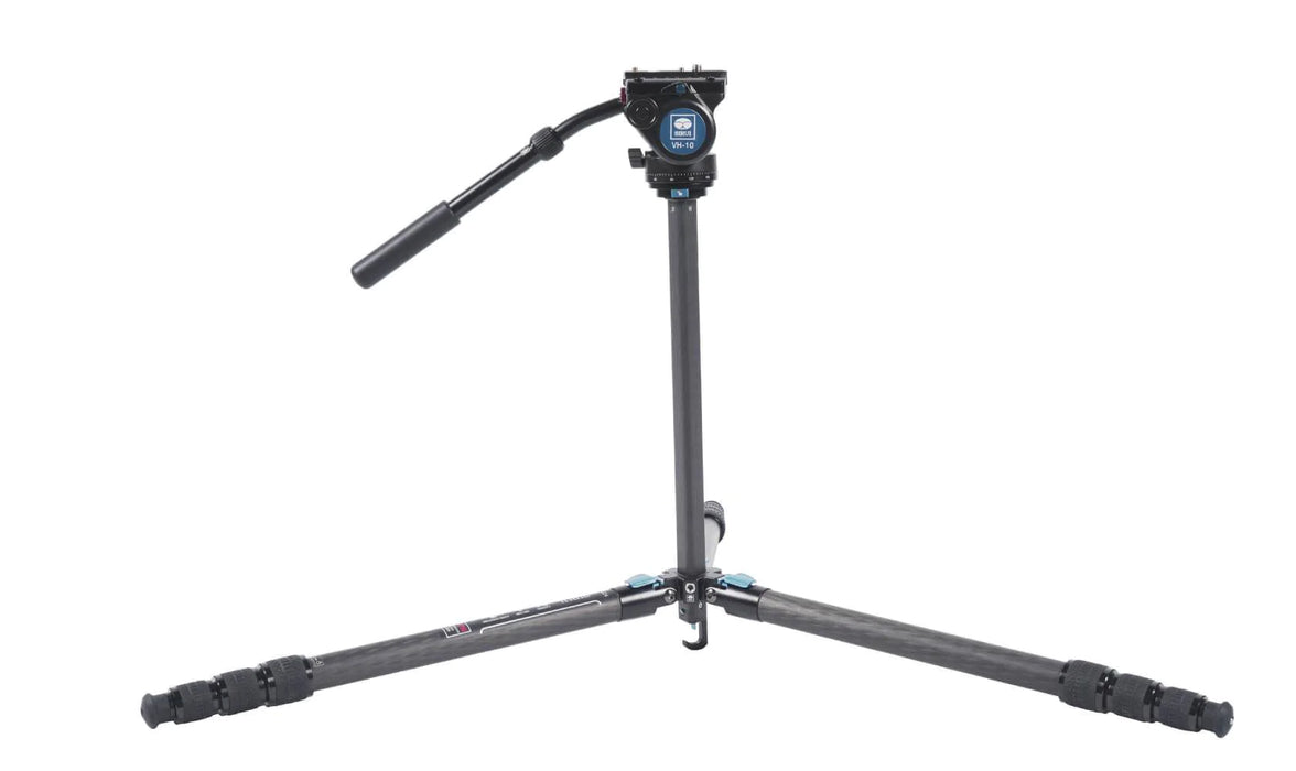 Sirui ST-224 Quick Release Carbon Fiber Tripod with VH-10 Video Head