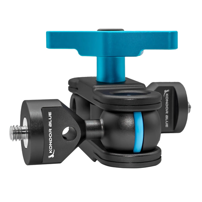 Kondor Blue Cine Magic Arm with Double Ball Heads - Raven Black