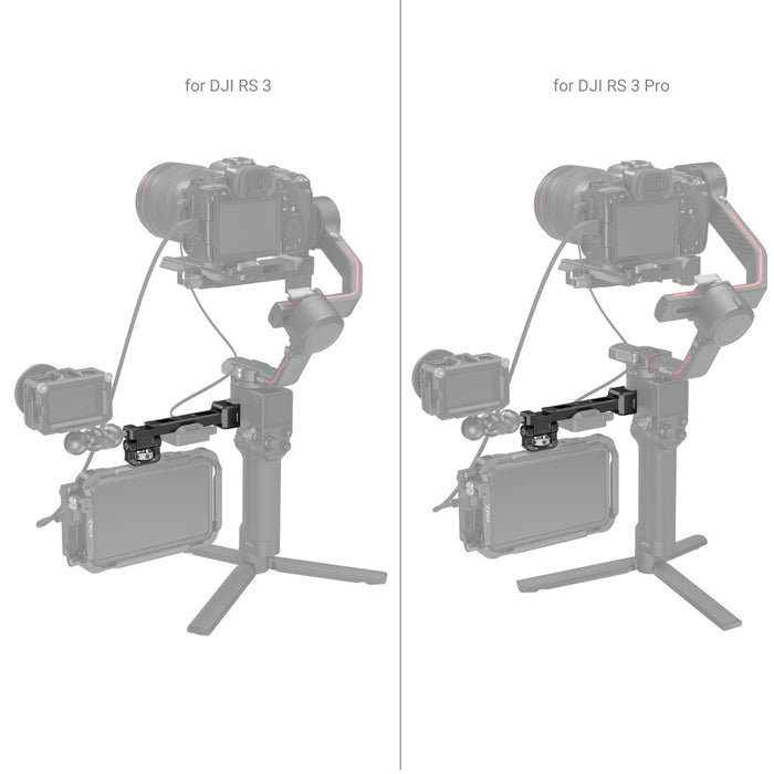 SmallRig Monitor Mount with NATO Clamp for DJI RS 2/RSC 2/RS 3/3 Pro 3026