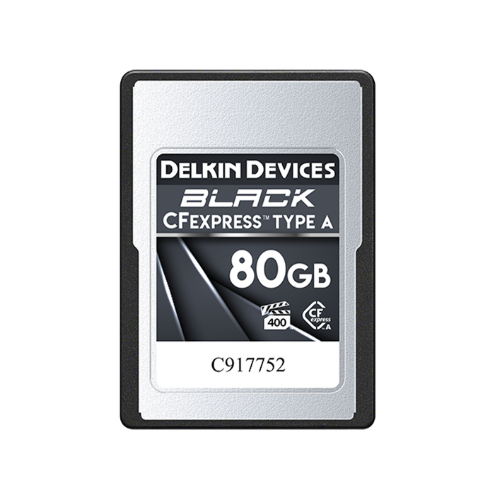 Delkin Devices 80GB BLACK CFexpress Type A Memory Card