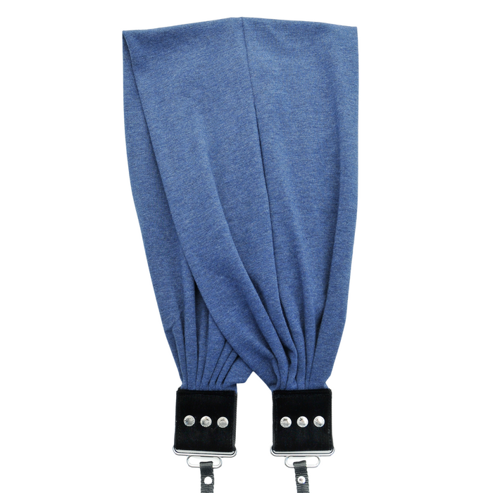Capturing Couture Pocket Scarf Camera Strap - Blue Denim
