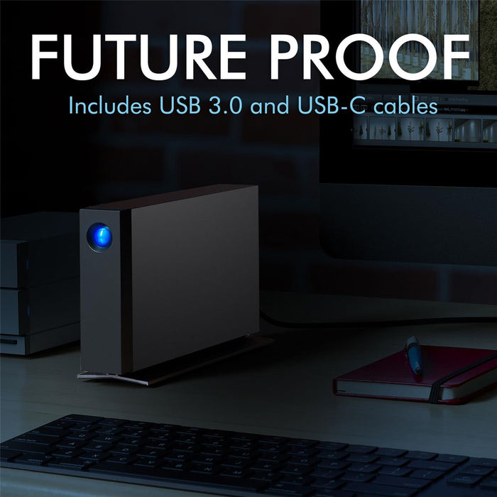 LaCie 10TB d2 Professional USB 3.2 Gen 2 Type-C External Hard Drive