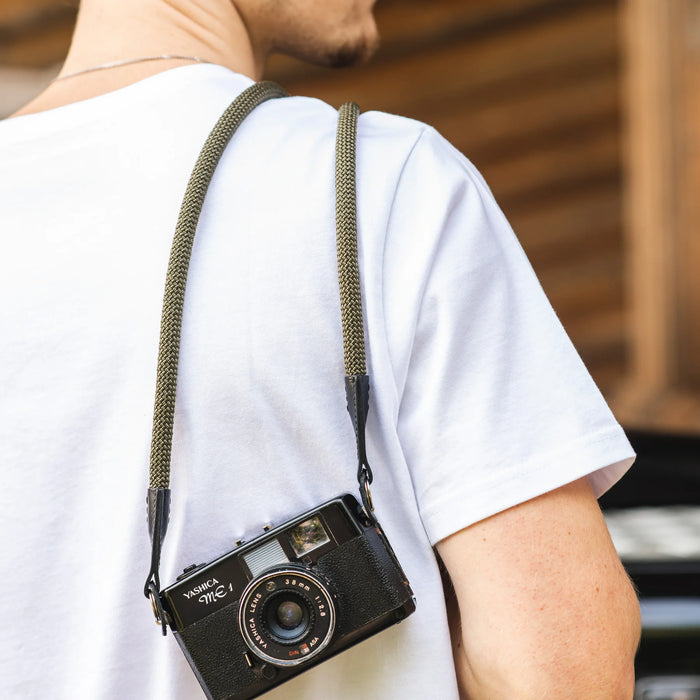 Cooph Rope Camera Strap with Split Ring, 45.3" (115cm) - Army Green