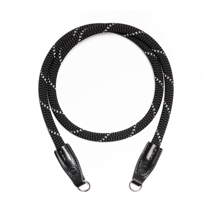Cooph Rope Camera Strap with Split Ring, 45.3" (115cm) - Black Reflective