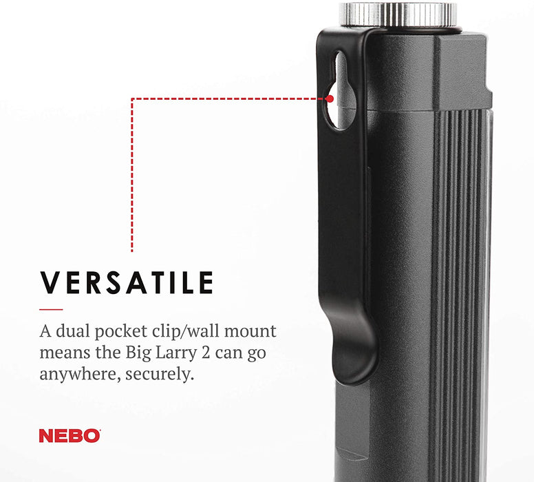 Nebo Big Larry 2 LED Work Light - Storm Gray