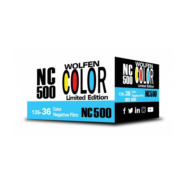ORWO Wolfen NC500 Color Negative - 35mm Film, 36 Exposures, Single Roll