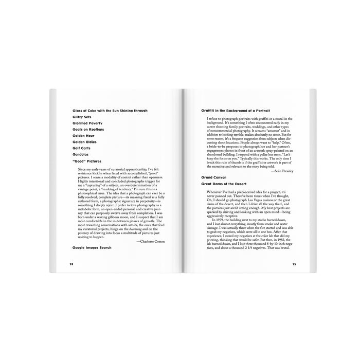 Photo No-Nos: Meditations on What Not to Photograph