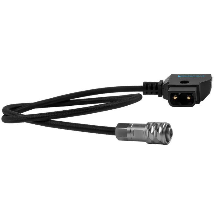 Kondor Blue D-Tap to 2-Pin Power Cable for Black Magic Pocket Cinema Camera 6K/4K - 20"
