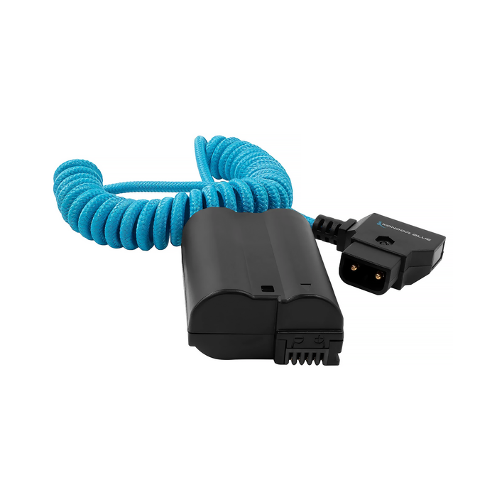 Kondor Blue D-Tap to Nikon EN-EL15 Coiled Dummy Battery Cable