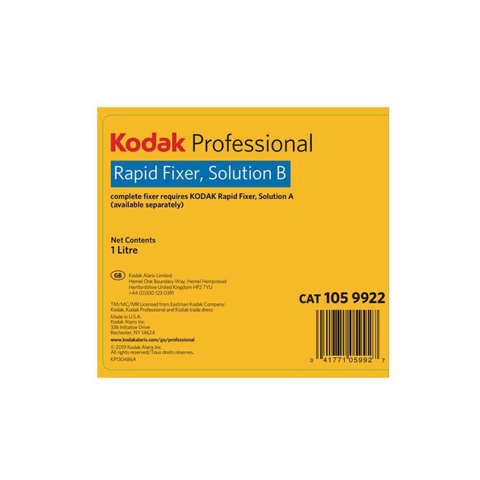 Kodak Professional Rapid Fixer Hardener Part B, 1 Liter