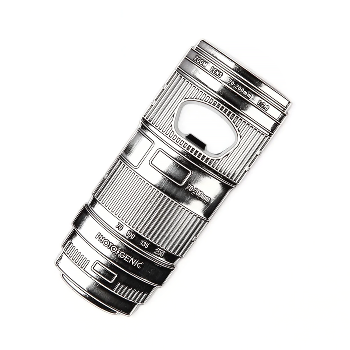 Telephoto Lens Bottle Opener - Silver