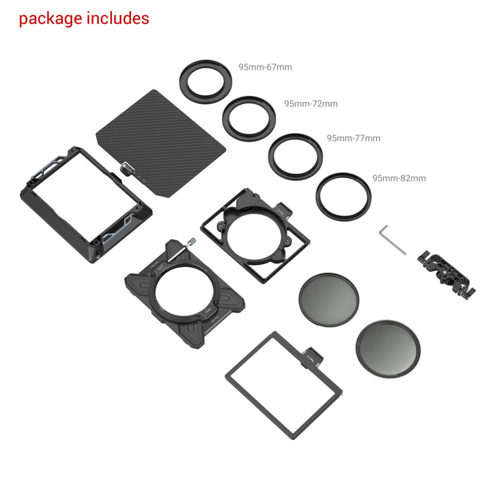 SmallRig Star-Trail Multifunctional Modular Matte Box VND Filter Kit 3645 - 95mm Back