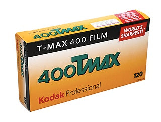 Kodak Professional T-Max 400 Black & White Negative - 120 Film, 5 Pack