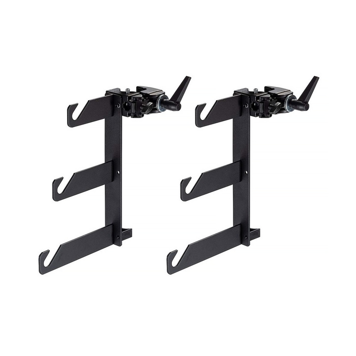 Manfrotto 044 Background Holder Hooks and Super Clamps for 3 Backgrounds - Set of 2